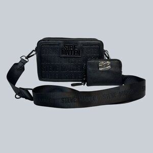 Steve Madden Crossbody Bag Detachable Coin Pouch & Adjustable Strap